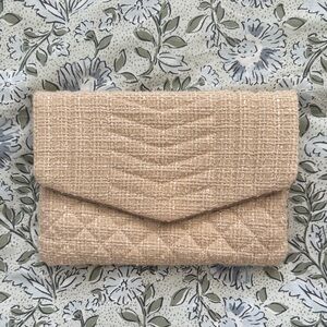 Elegant Tan Clutch Bag